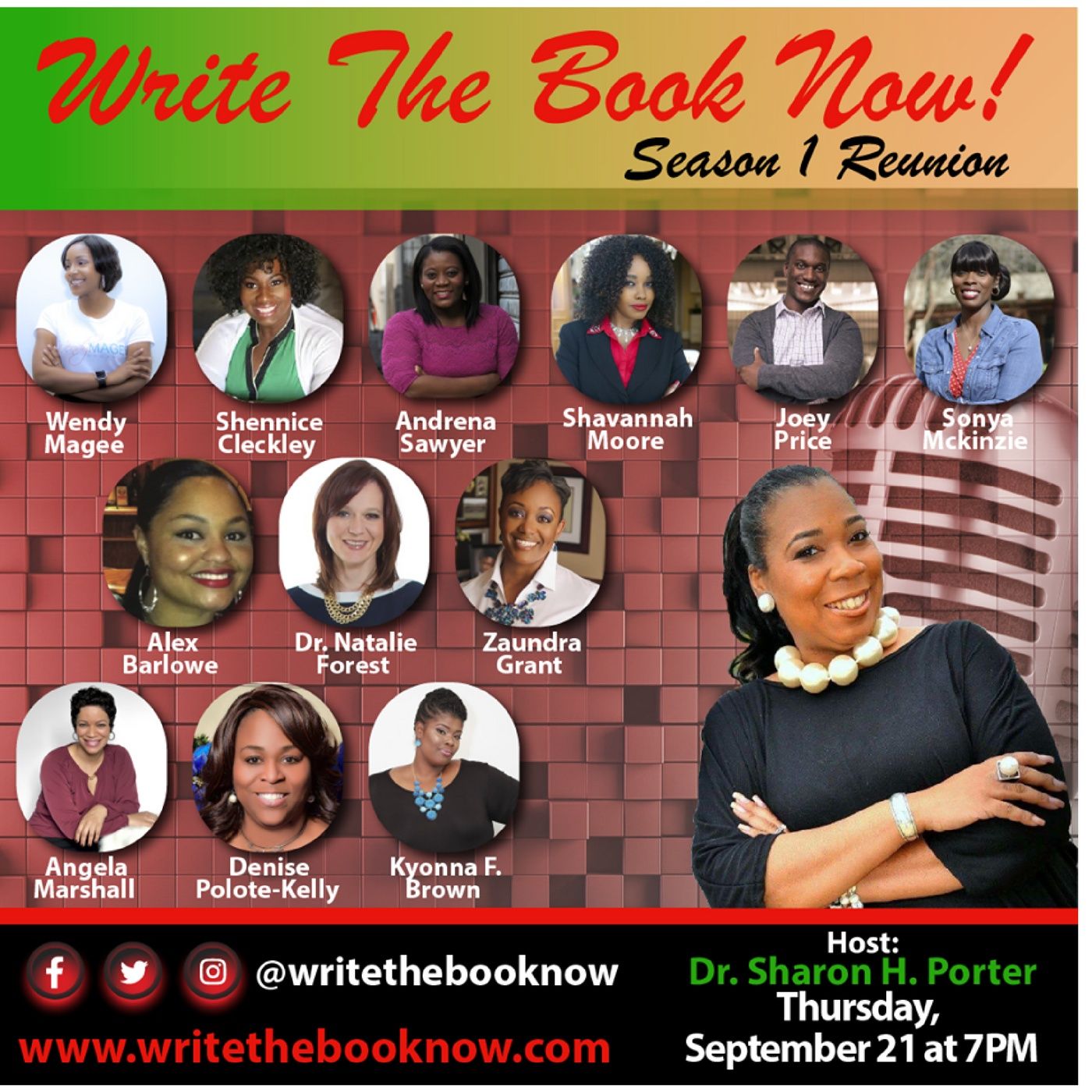 Write the Book Now Season 1 Reunion episode artwork