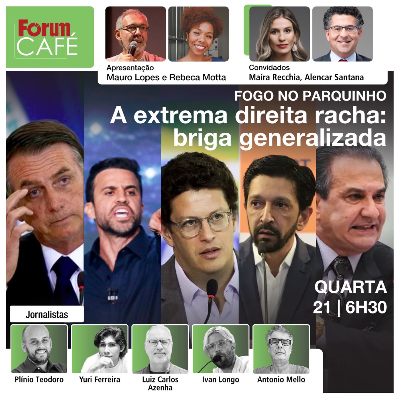 A extrema direita racha: briga generalizada | Bolsonaro, Marçal, Salles, Nunes,  Malafaia… | Café
