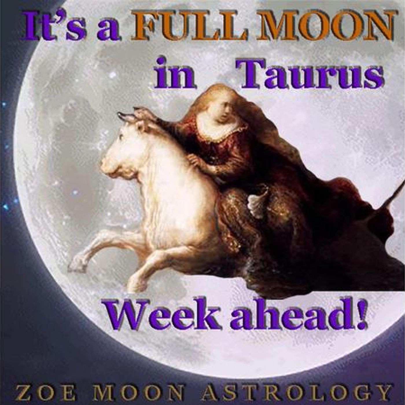 The Zoe Moon TAURUS FULL MOON Astrology Show episode artwork
