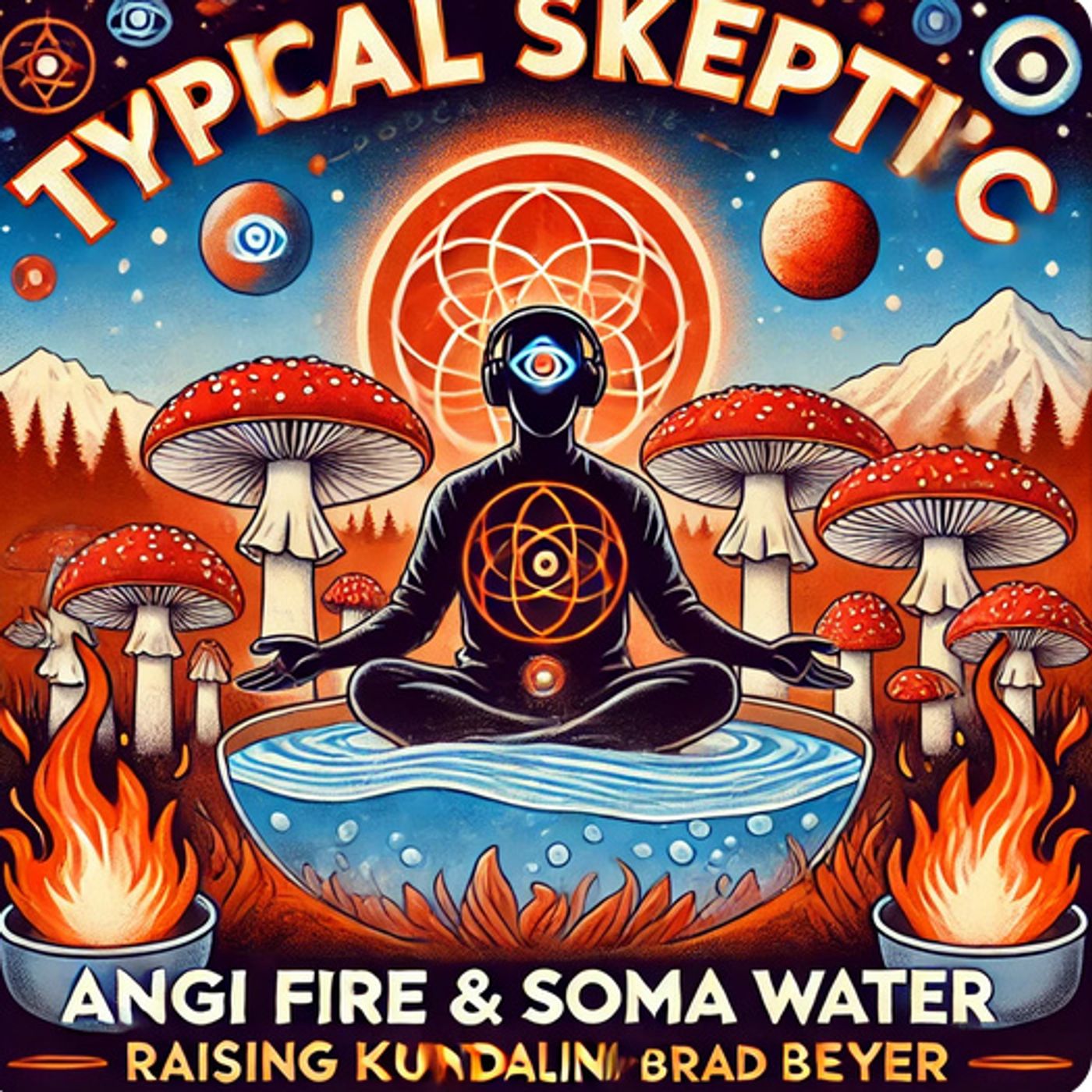 Amanita Alchemy, Angi Fire & Soma Water Raising Kundalini - Brad Beyer - Typical Skeptic # 1831 episode artwork