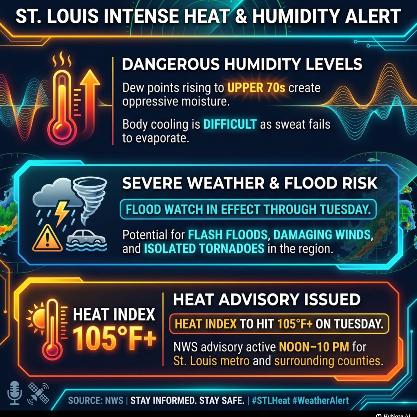 St. Louis Sizzles: Extreme Heat Advisory & Tropical Dew Points episode artwork
