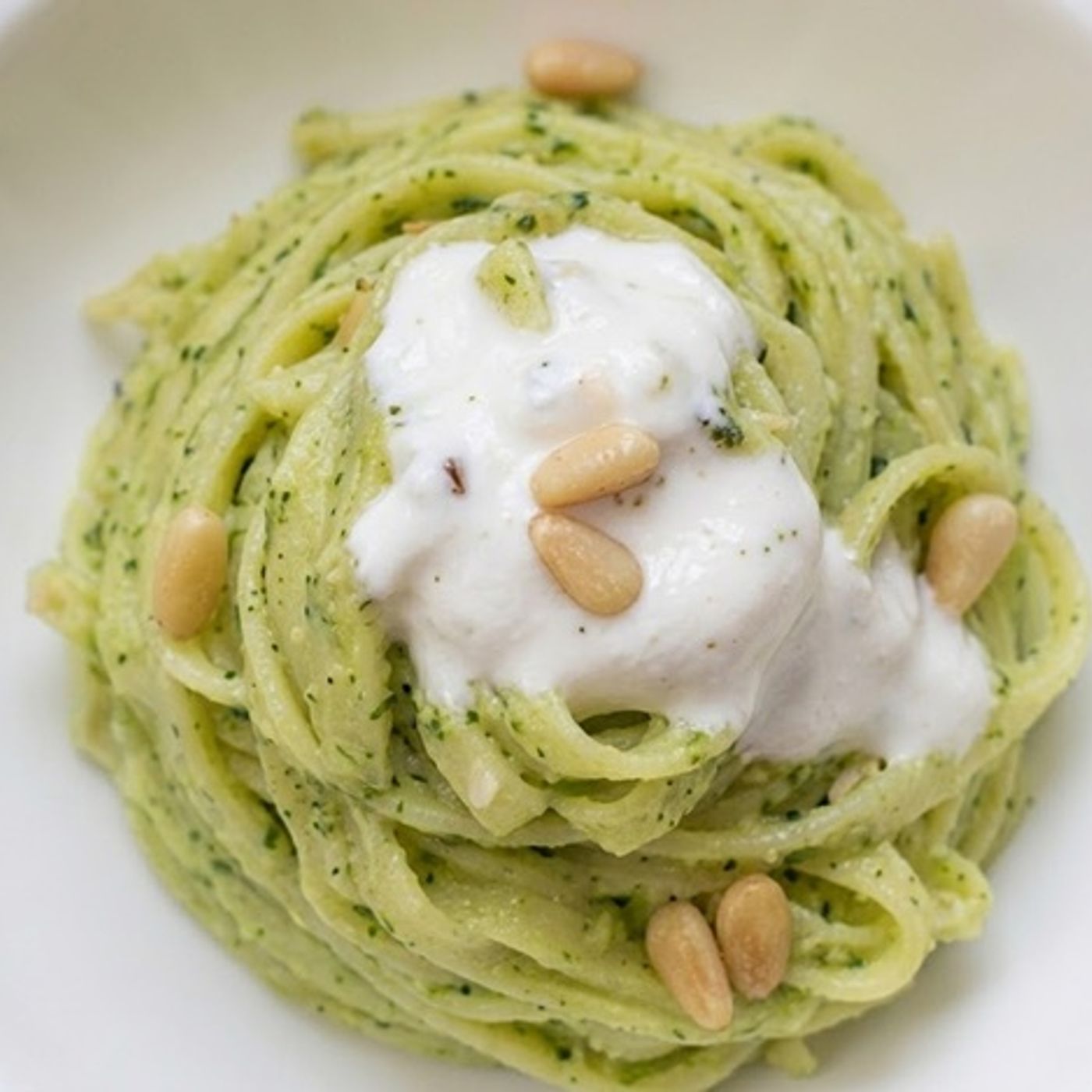 Bavette con crema di zucchine e stracciatella episode artwork