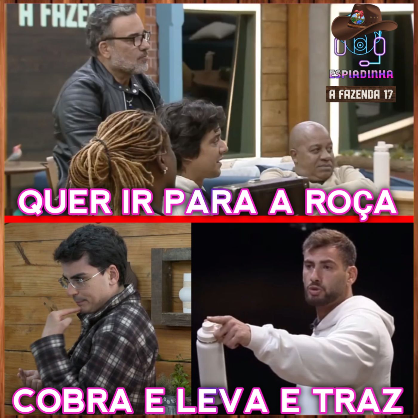 Dudu QUEIMA Fabiano para o Grupão + Fabiano quer ir para a ROÇA! | A Fazenda 17