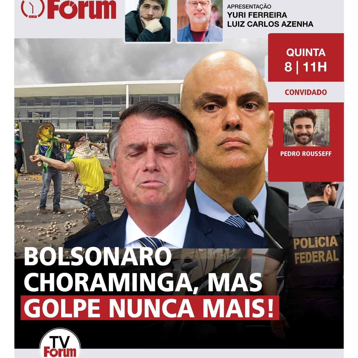 Jair Bolsonaro esconde que é golpista para tentar escapar da prisão no 8 de janeiro! | 08.01.26 episode artwork