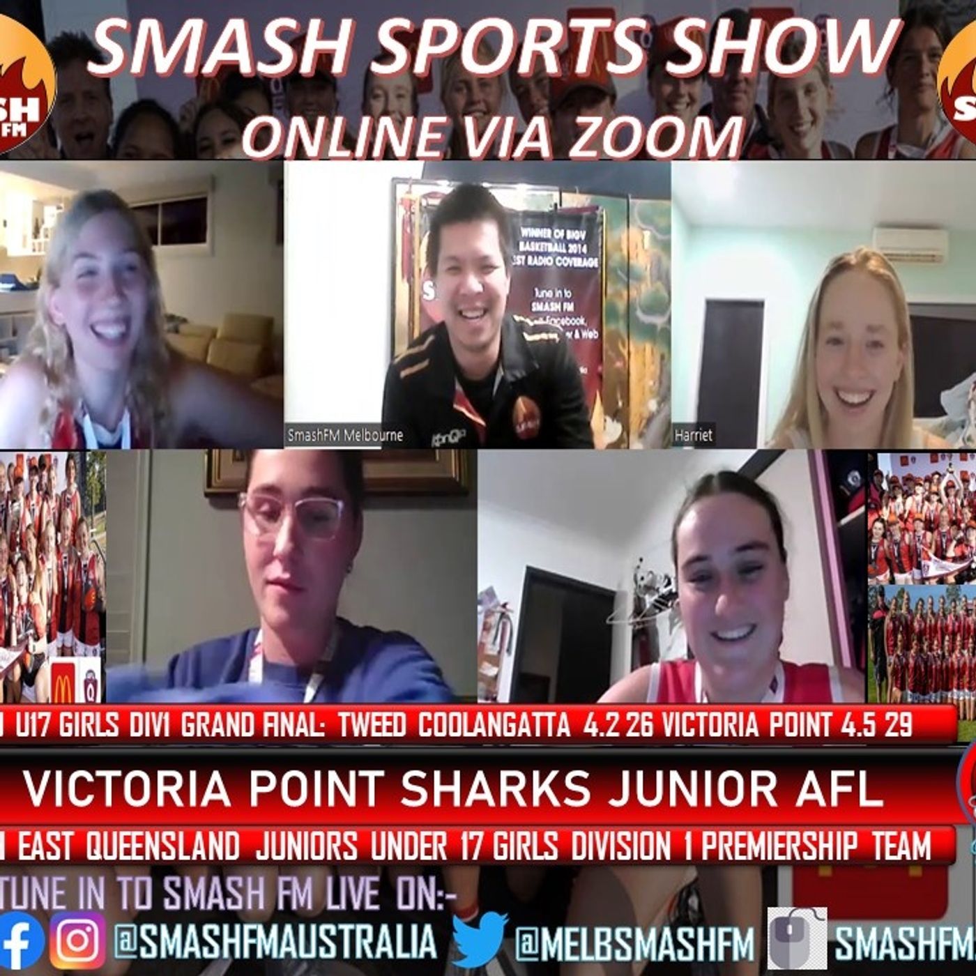 SSS10THYR: Victoria Point Sharks JAFC 2023 SEQJ U17 Girls Division 1 Premiership Interviews 101123