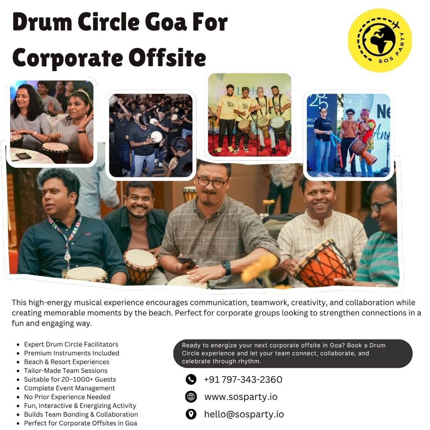Drum Circle Goa for Corporate Offsite episode artwork