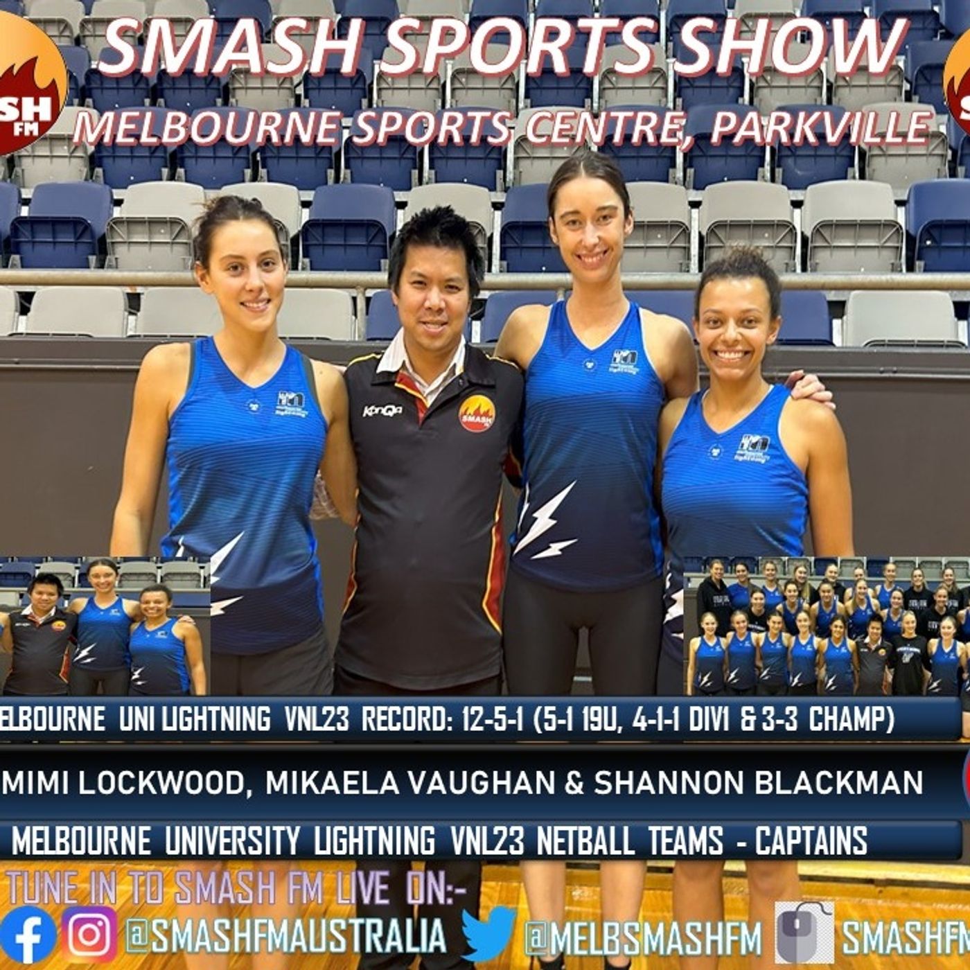 SSS10THYR: Melbourne University Lightning VNL23 Netball Captains Interviews 010523