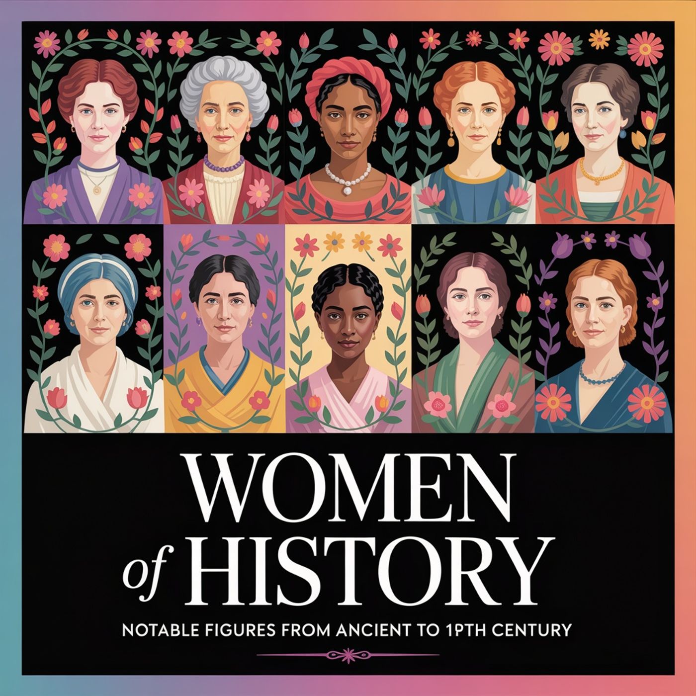 Women of History : Notable Figures from Ancient to 19th Century podcast artwork