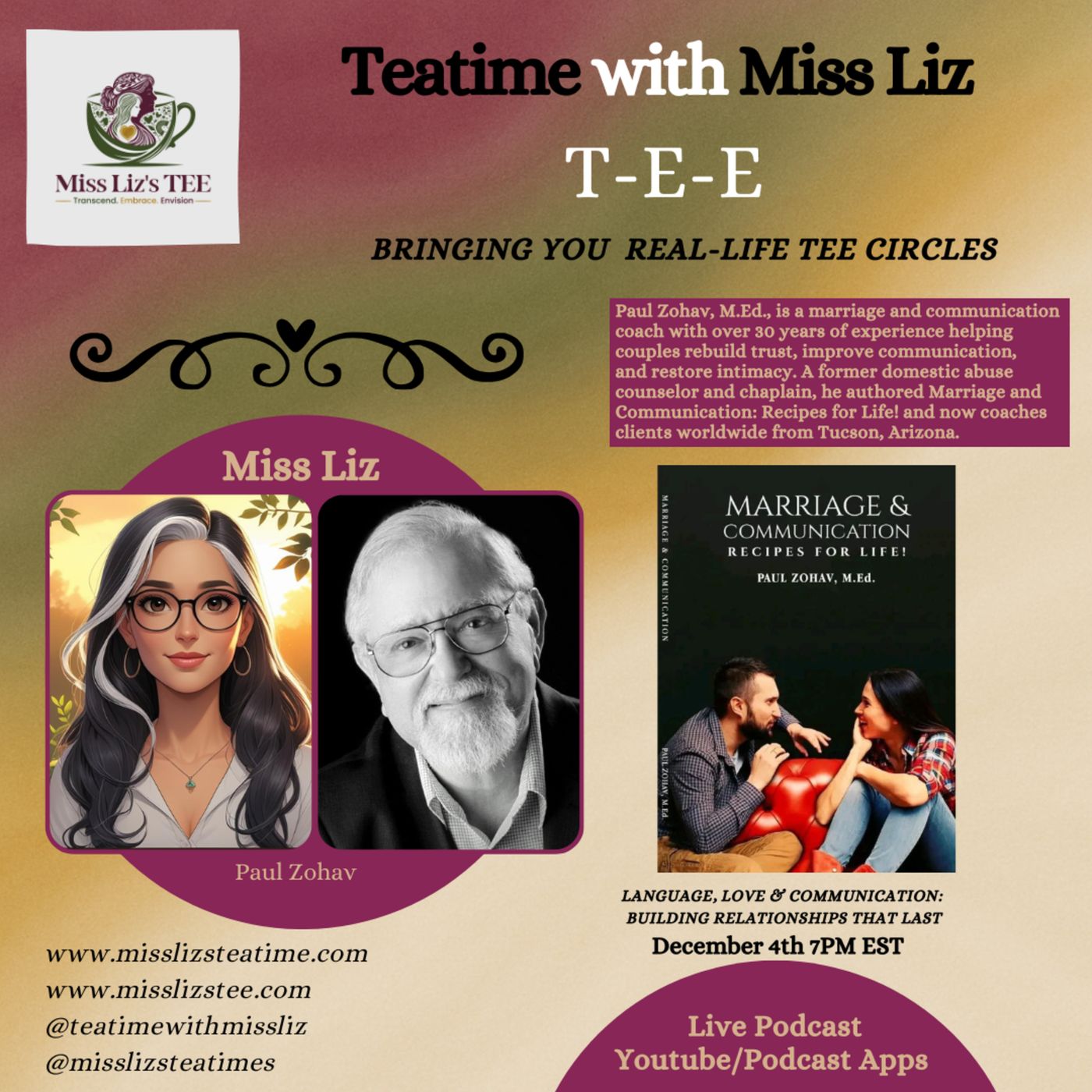 Miss Liz Serves: Paul Zohav Marriage & Communication episode artwork