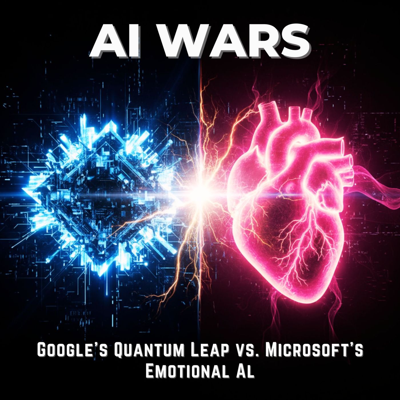 AI WARS: Google's Quantum Leap vs. Microsoft's Emotional AI episode artwork