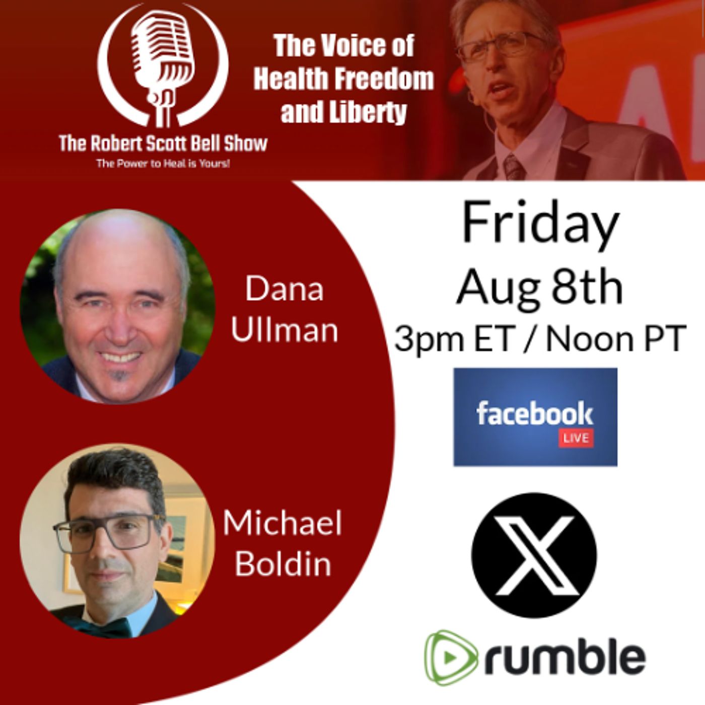Parents Question Vaccines, Dana Ullman, Homeopathy, Kalium-Chloricum, Michael Boldin, Limiting Federal Power - The RSB Show 8-8-25 episode artwork