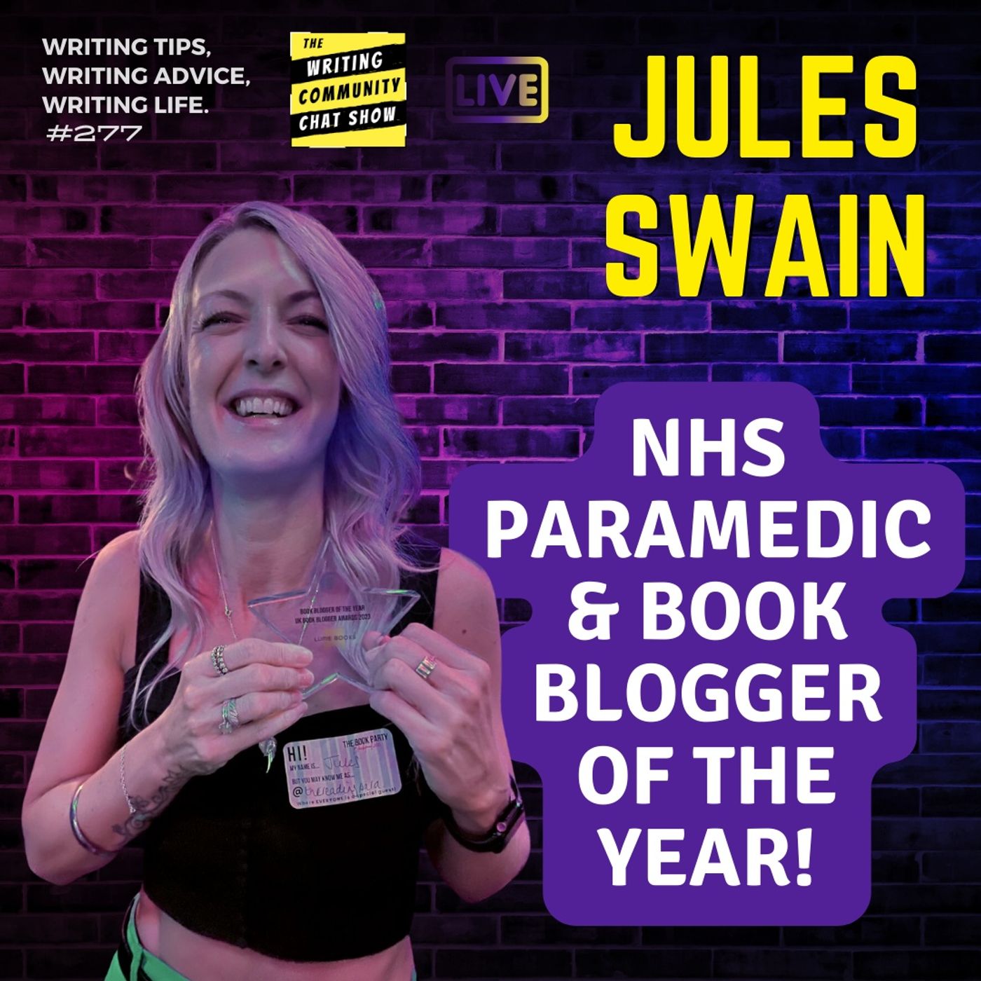 Book Blogger Special with Jules Swain_ Book Blogger of the Year!