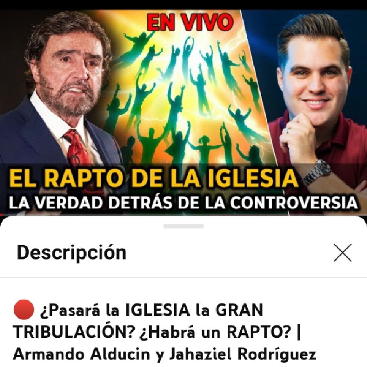 🔴 ¿Pasará la IGLESIA la GRAN TRIBULACIÓN_ ¿Habrá un RAPTO_ _ Armando Alducin y Jahaziel Rodríguez(M4A_128K).m4a