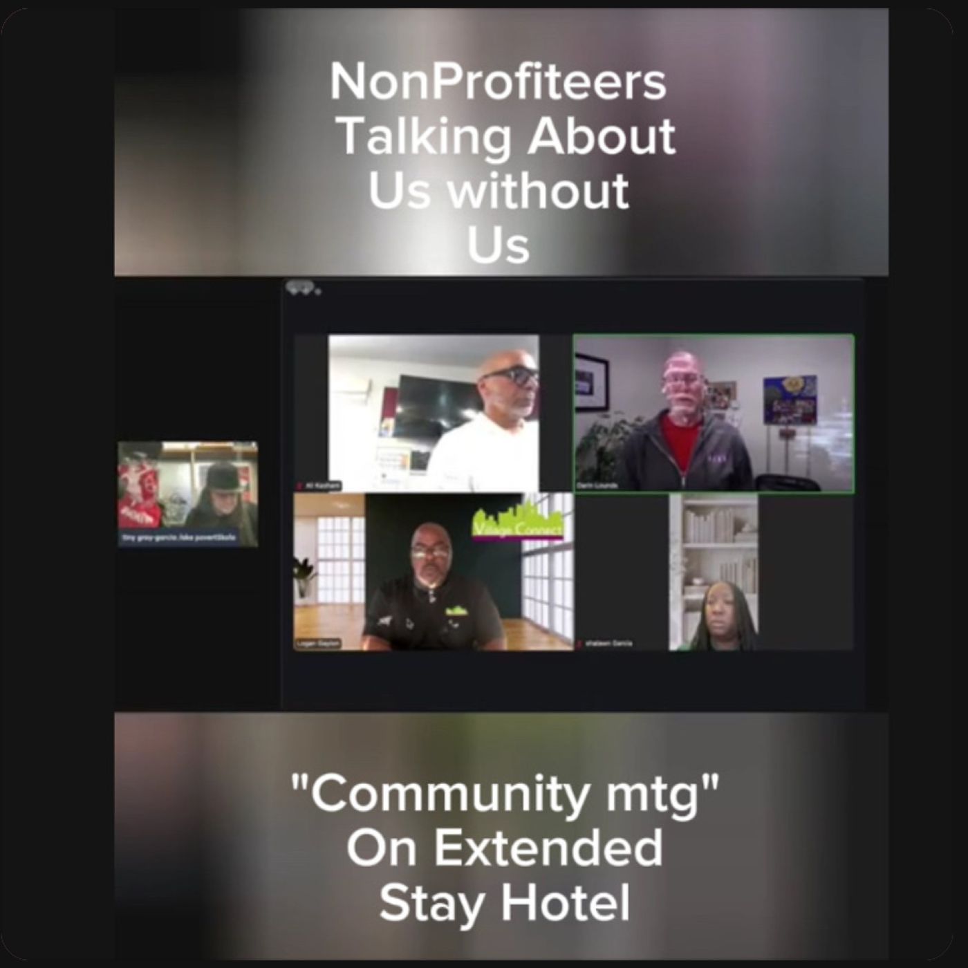 Poor peoples radio: Non Profiteer Mtg about us without us episode artwork