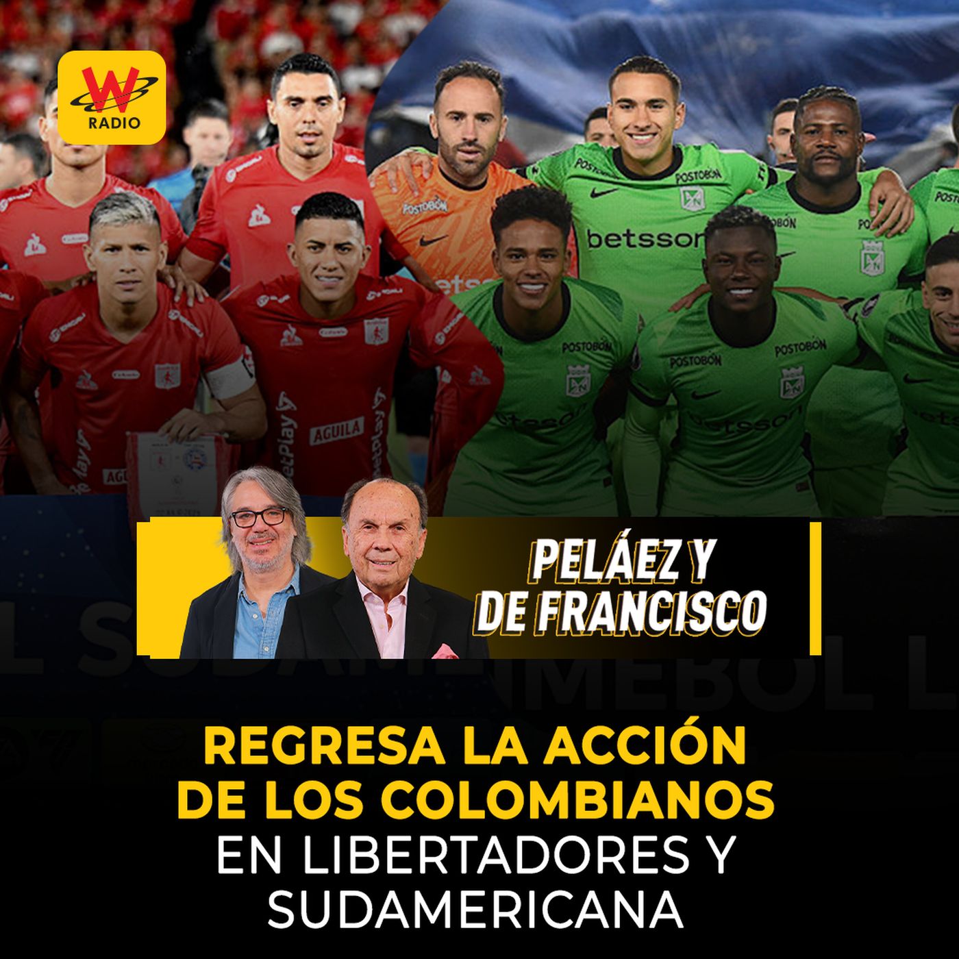 Regresa la acción de los colombianos en Libertadores y Sudamericana