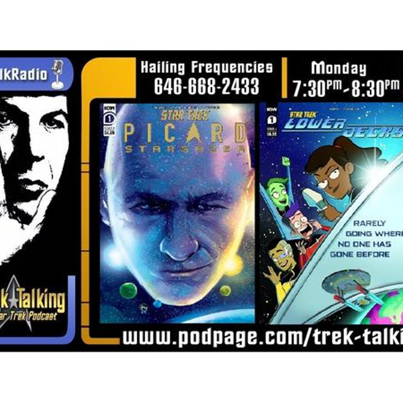 Comic Corner - IDW's Star Trek Picard - Stargazer #1 and Lower Decks #1 review