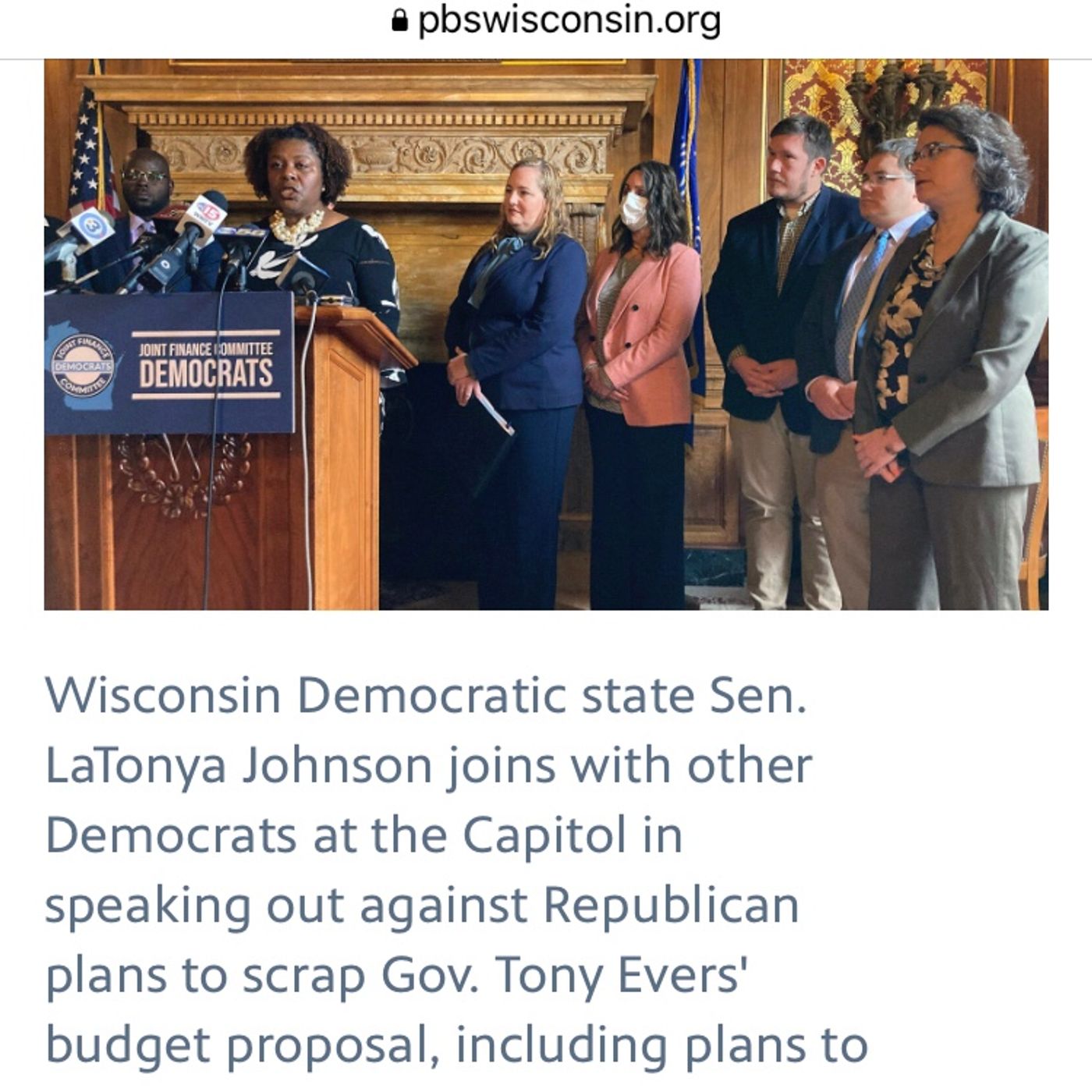 Latonya Johnson blamed Republicans for a Democrat lead City ,Milwaukee, for their failed Budgets episode artwork