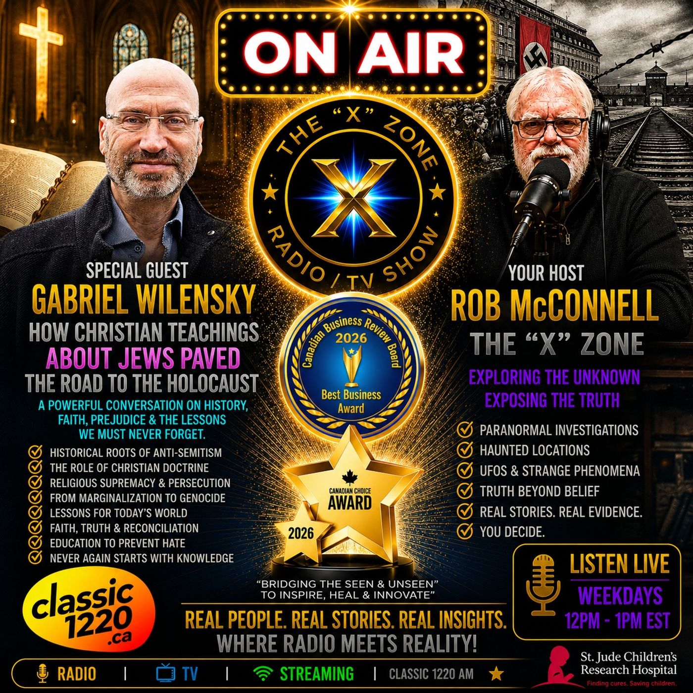 Rob McConnell Interviews - GABRIEL WILENSKY - How Christian Teachings About Jews Paved the Road to the Holocaust episode artwork