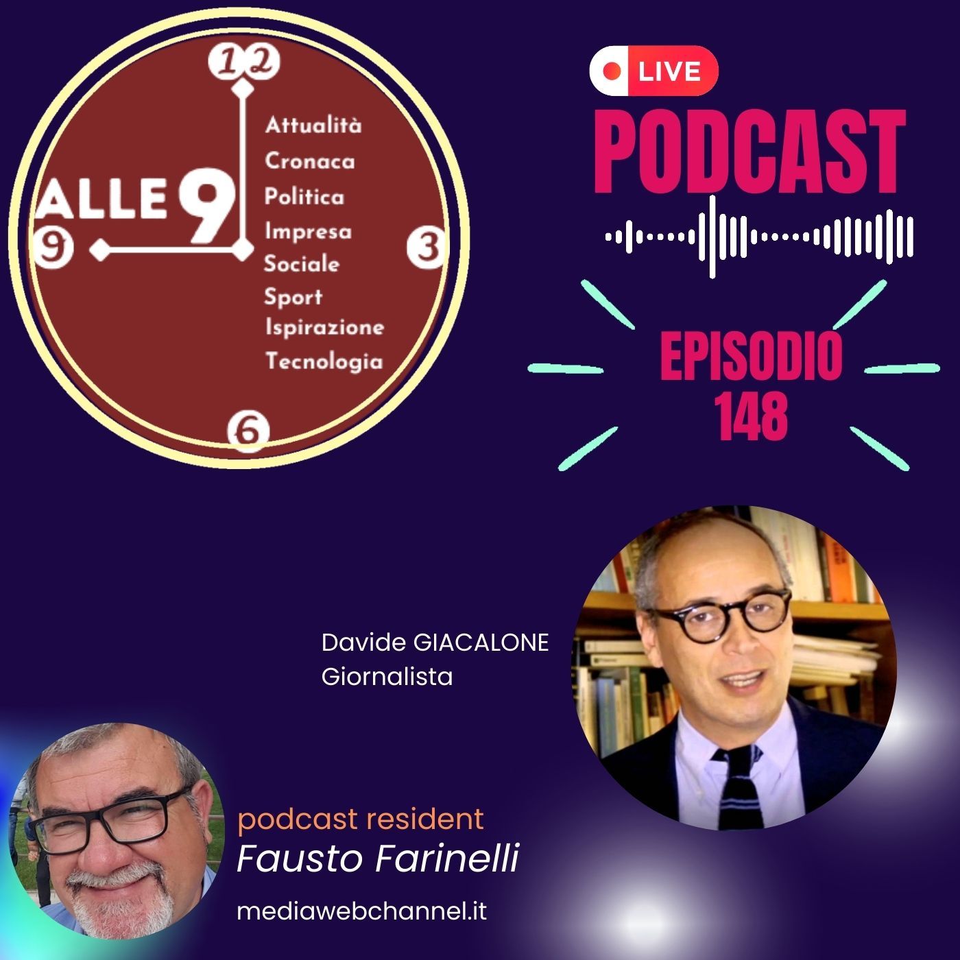 Ep. 148 ospite il giornalista e saggista Davide Giacalone