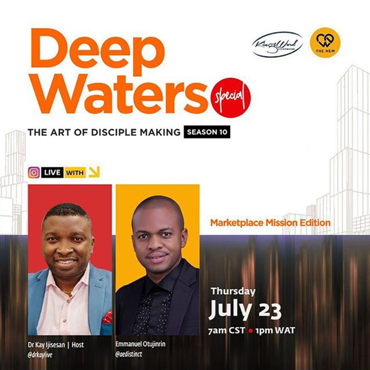 The Art of Disciple Making S10 E4 Marketplace Mission Edition - Dr Kay Ijisesan with Emmanuel Otujinrin episode artwork