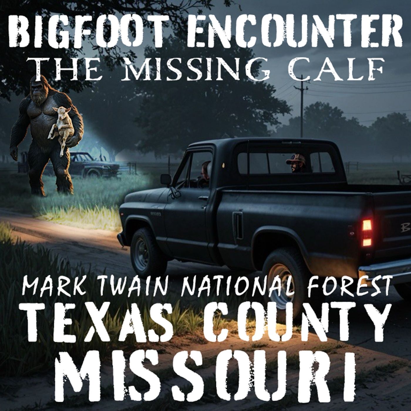 BIGFOOT ABDUCTED THE NEW BORN CALF | THE MARK TWAIN NATIONAL FOREST (TEXAS COUNTY MISSOURI)