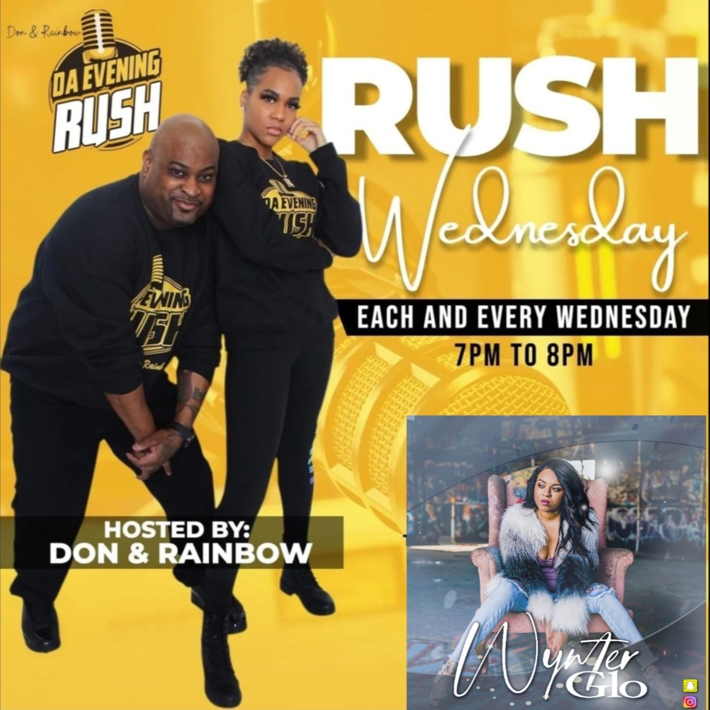 Rush Wednesday : Live Interview W/ Singer & Artist Wynter Glo