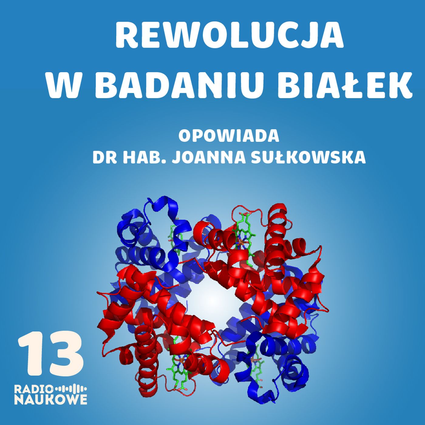 #13 Wielkie WOW w biologii. Sztuczna inteligencja świetnie przewiduje strukturę 3D białek | prof. Joanna Sułkowska