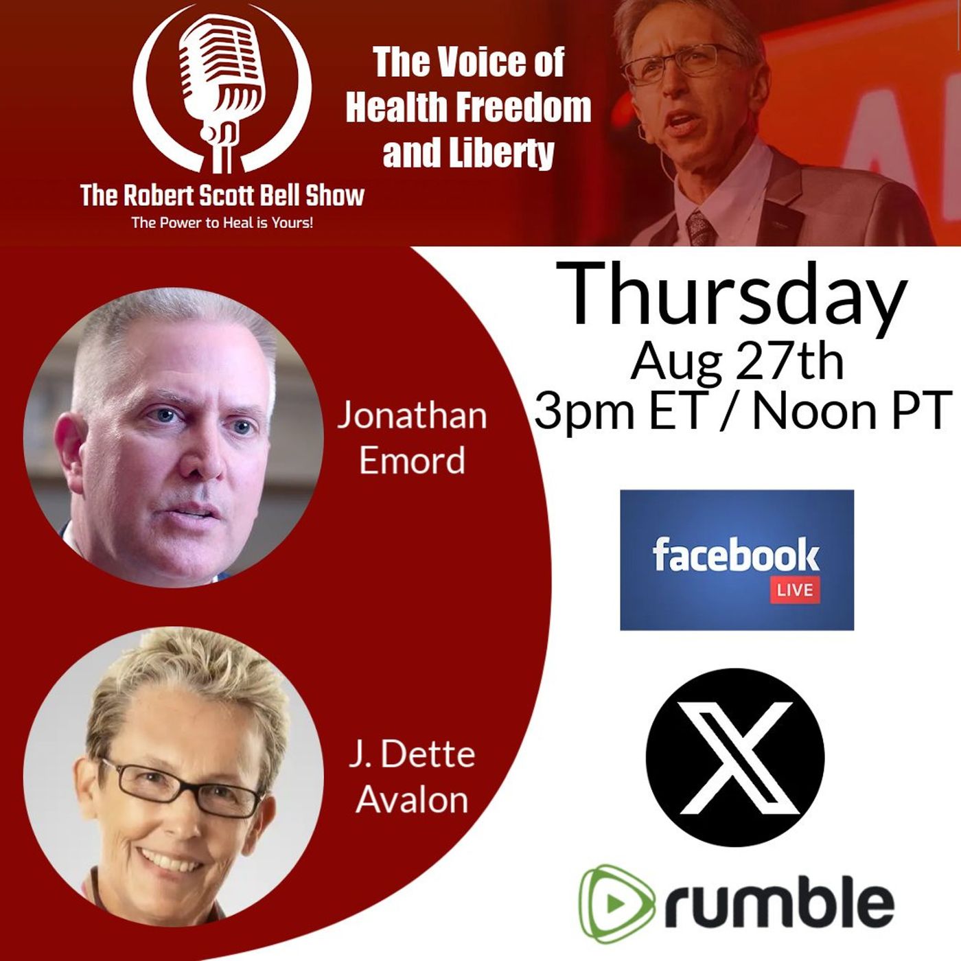 Jonathan Emord, Pennsylvania Measles Deaths, MAHA GRACE Act, Numericide, J Dette Avalon, The Guide to Alpha-gal Syndrome - The RSB Show 8-27 episode artwork