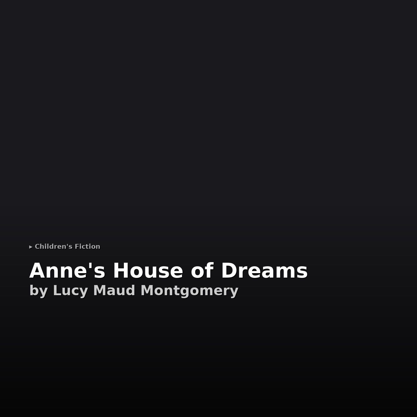Anne's House of Dreams