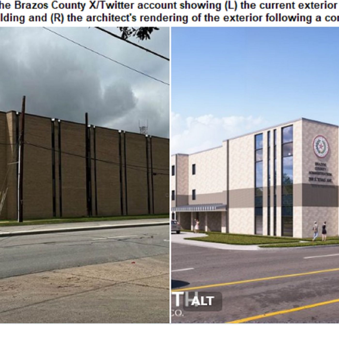 Beginning of the multimillion dollar renovation of the Brazos County administration building episode artwork