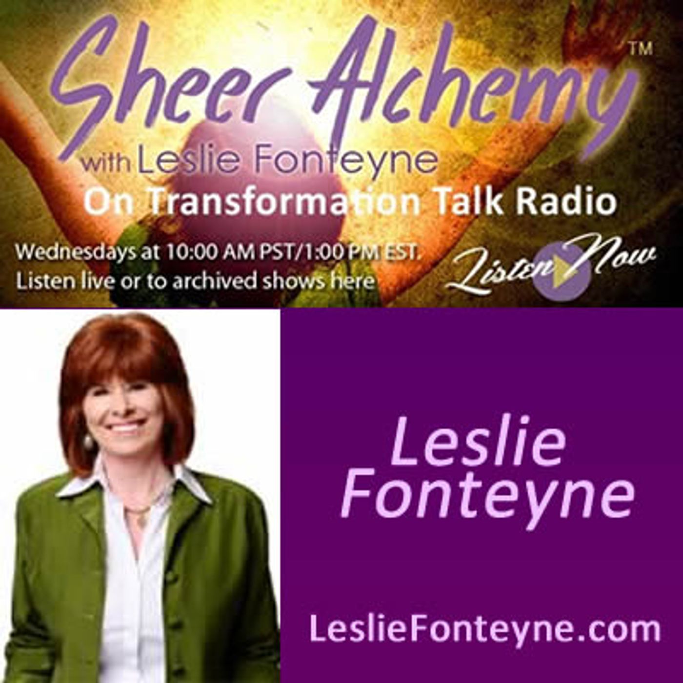 Sheer Alchemy! w/ Leslie Fonteyne cover art