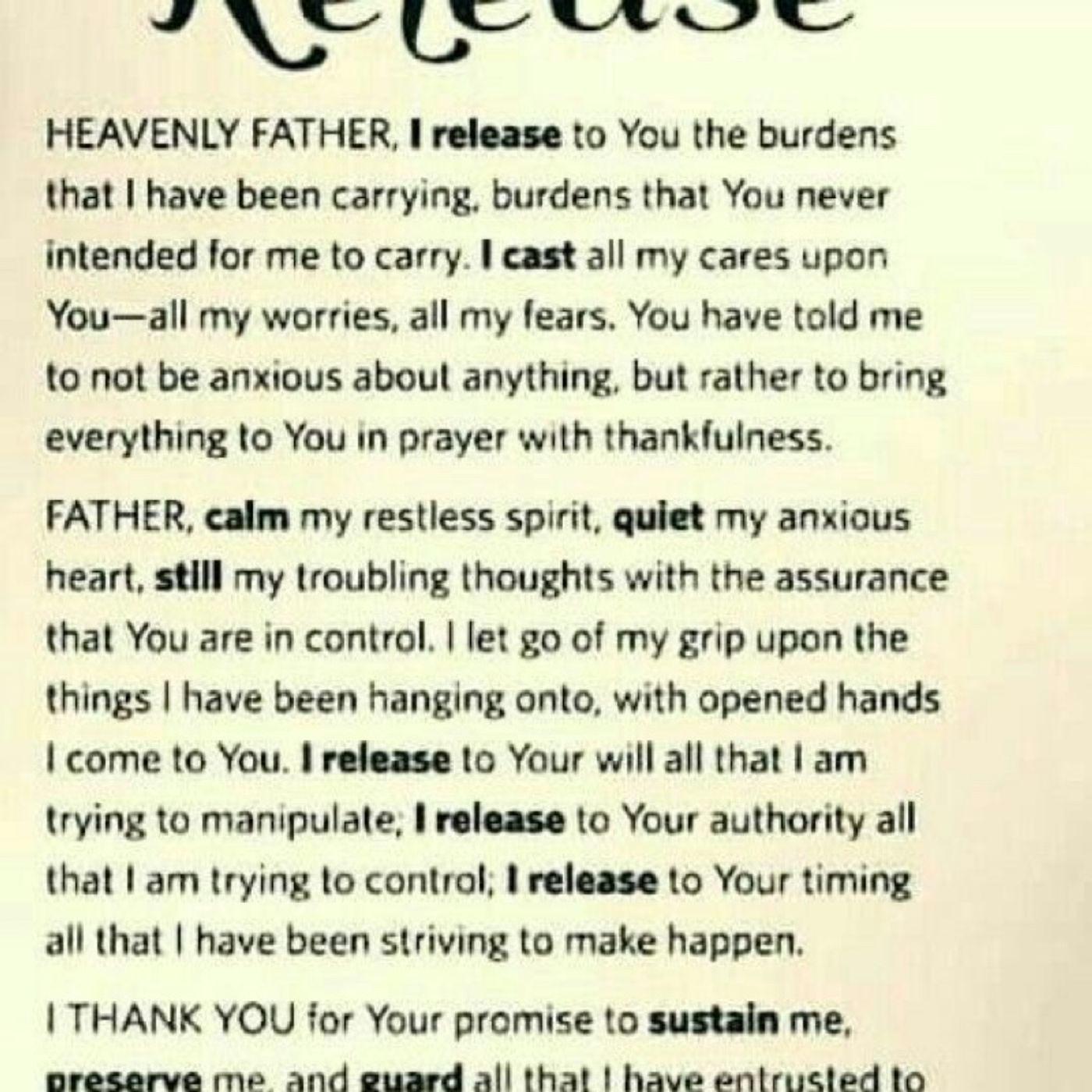 release, restore, repair episode artwork