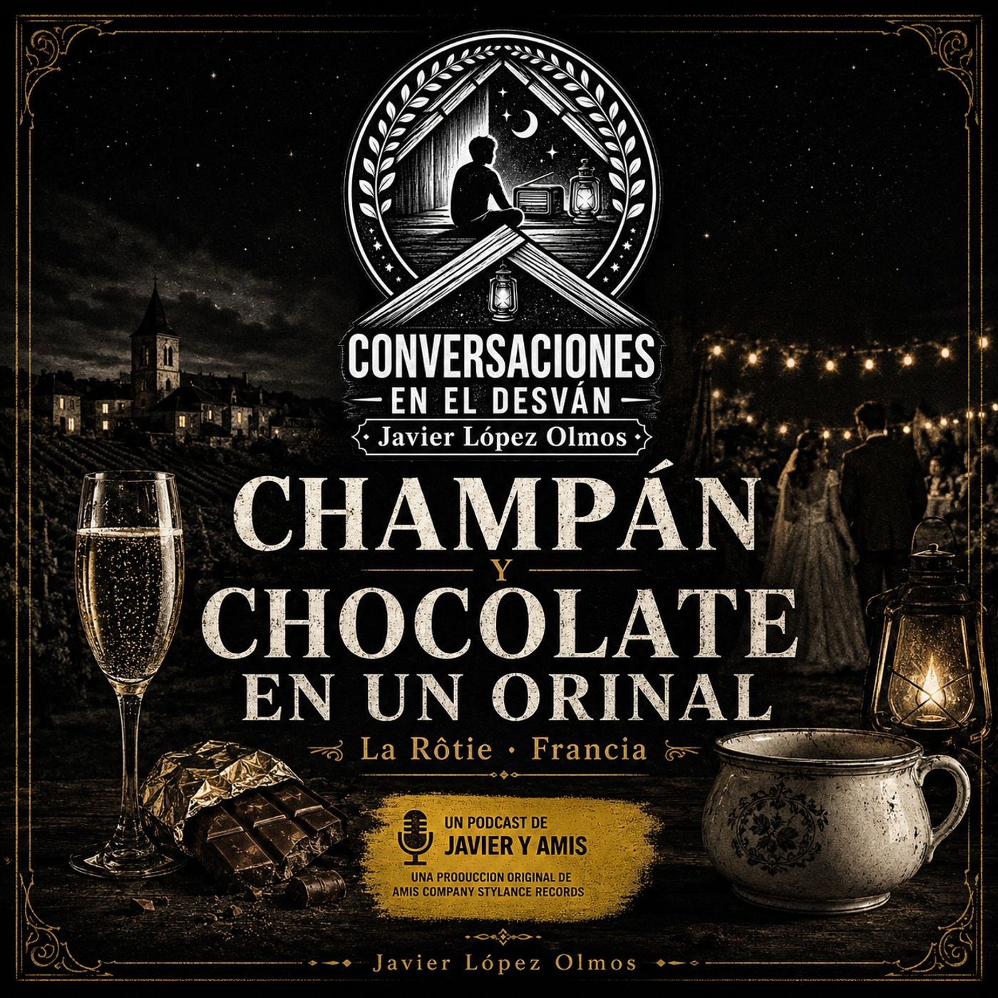 Champán y chocolate en un orinal  | Javier Lopez Olmos