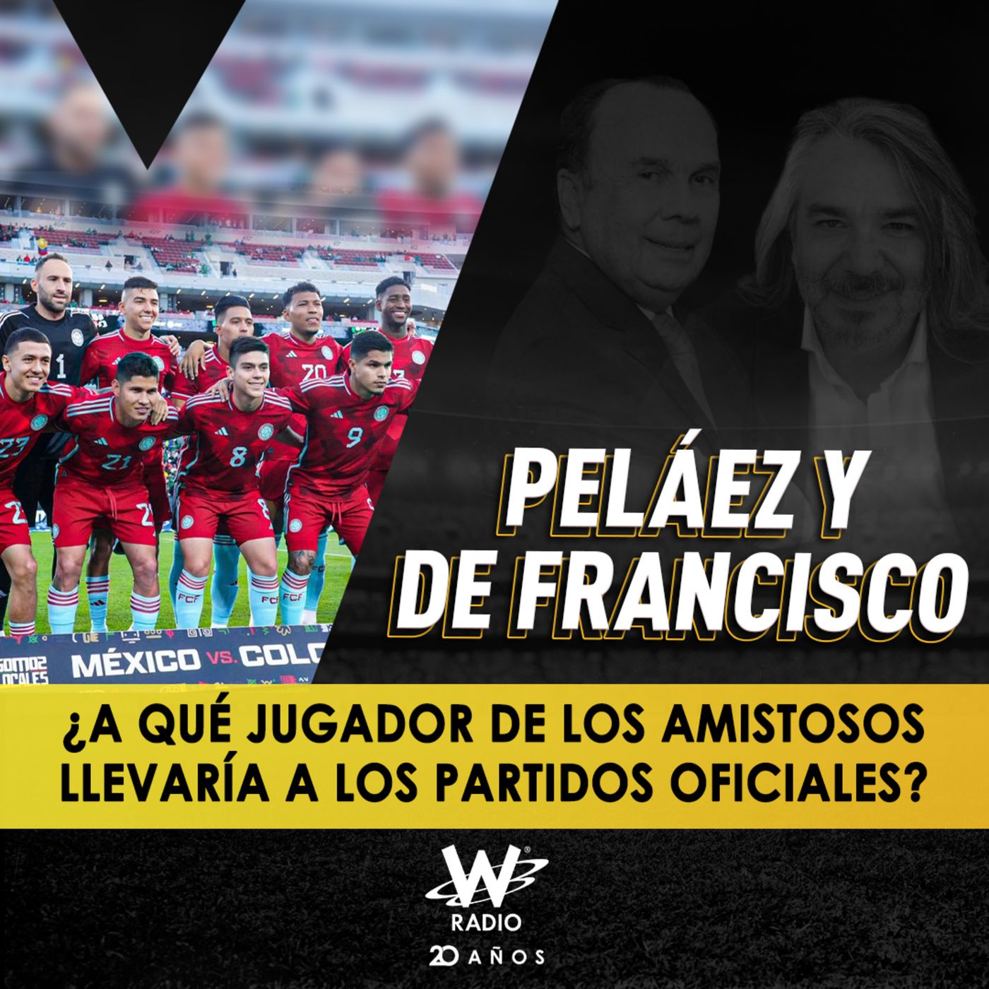 ¿A qué jugador de los amistosos llevaría a los partidos oficiales?