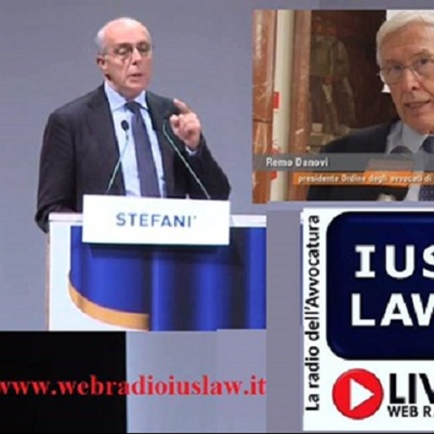Avv. Giovanni STEFANI' -Pres. COA Bari- e Avv. Remo DANOVI -Pres. COA Milano- su #OpenAgorà 12.09.2016 episode artwork