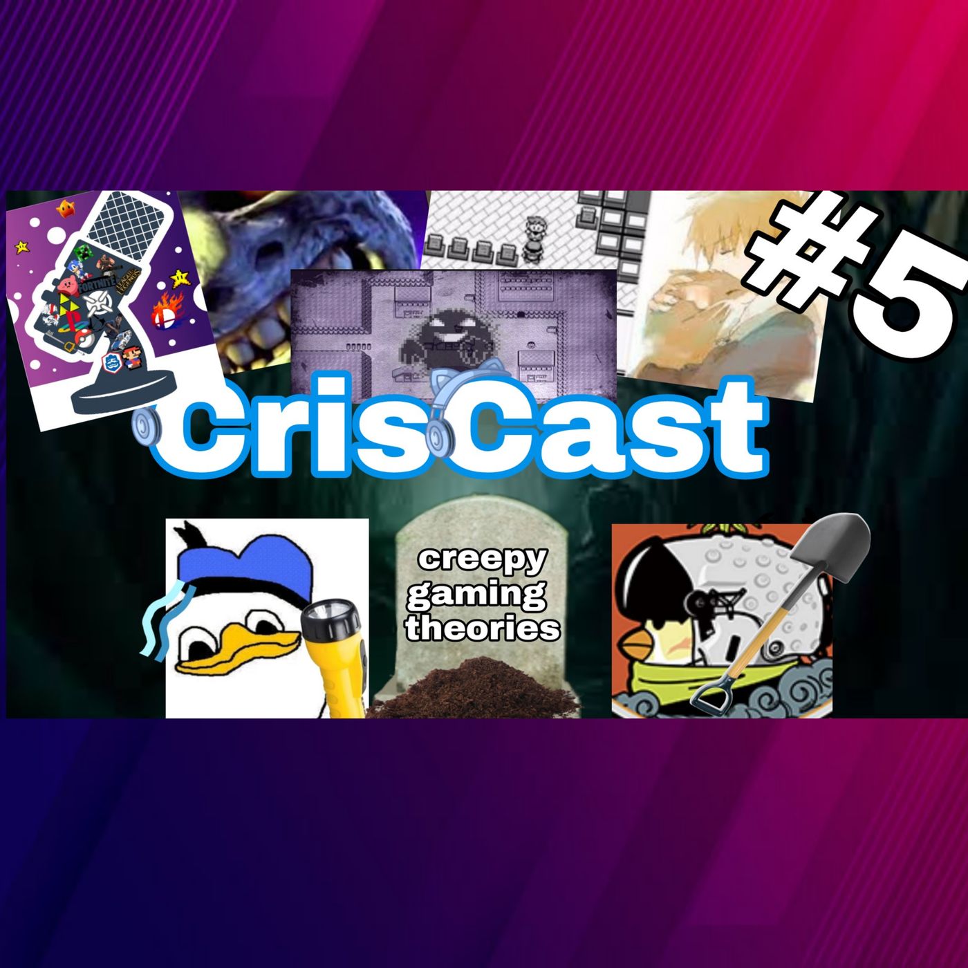 CRISCAST PODCAST επεισόδιο 2- Σκοτεινές θεωρίες, Κατάρες και creepypasta στα βιντεοπαιχνιδια! episode artwork