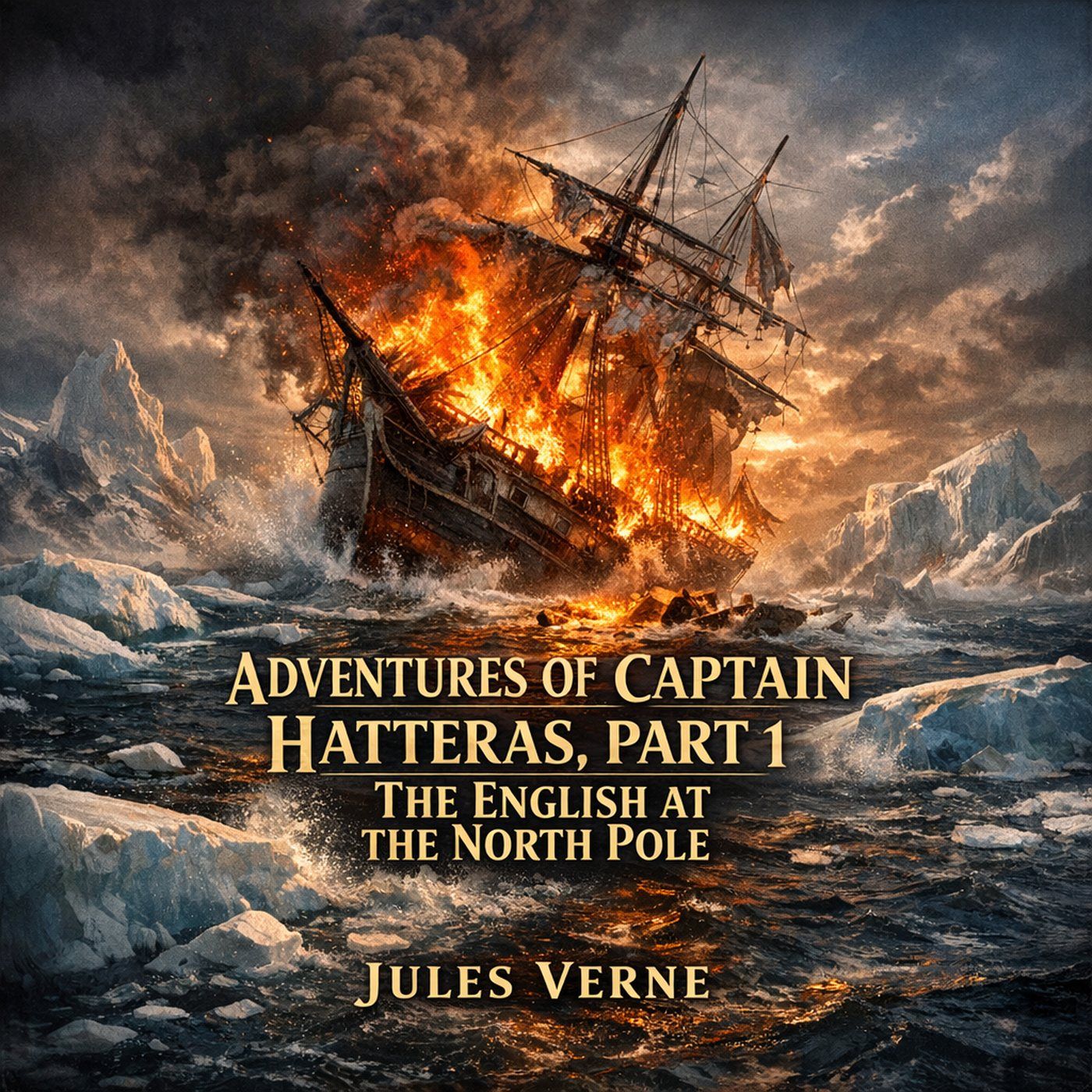 🟡 Adventures of Captain Hatteras, Part 1: The English at the North Pole (Full Audiobook) | Jules Verne episode artwork