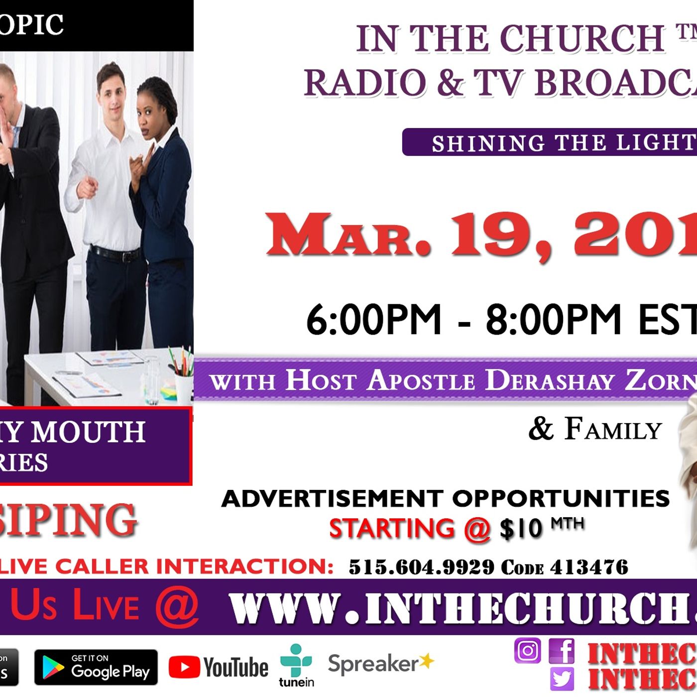 Gossiping "In The Church" episode artwork