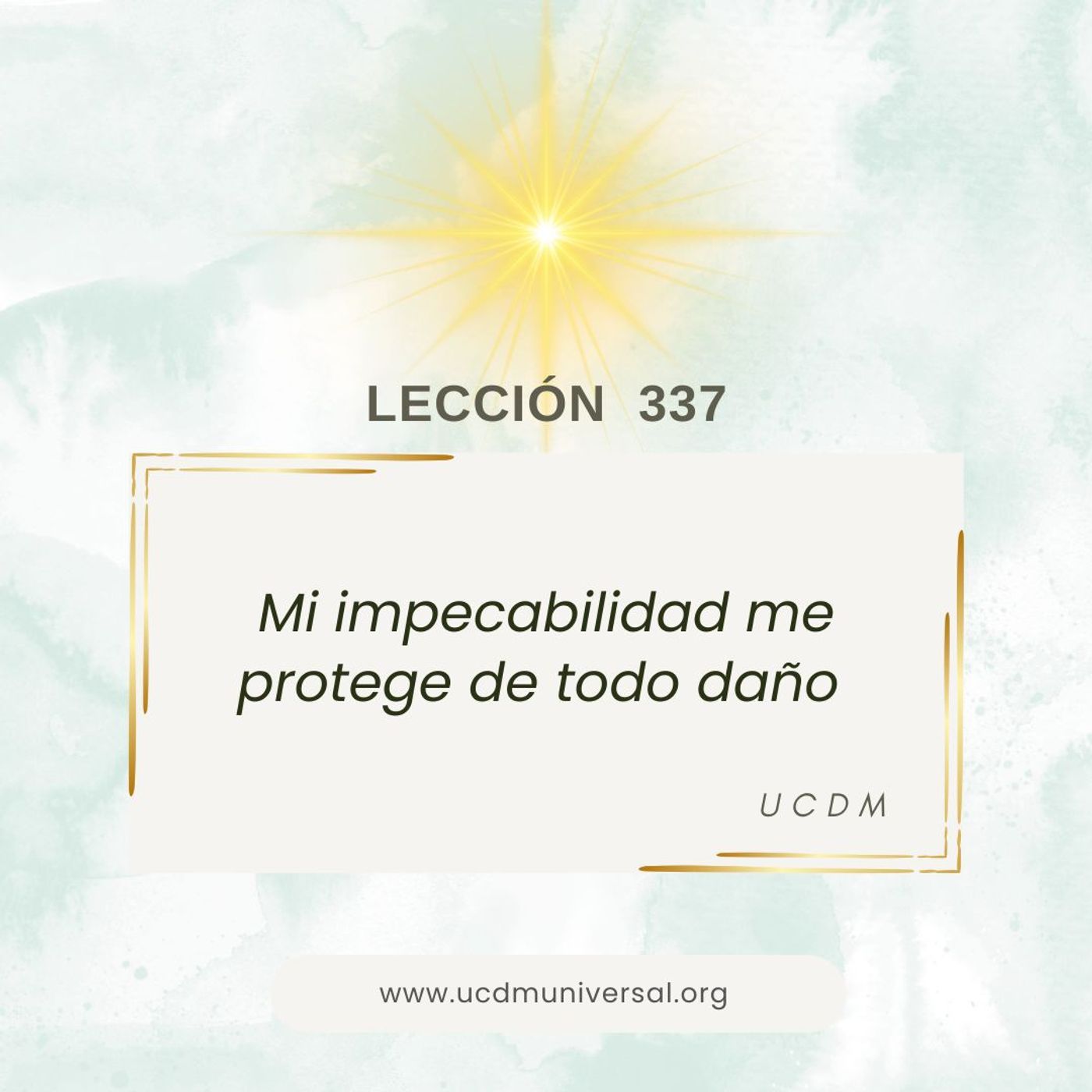 UCDM Universal LECCIÓN DEL DÍA