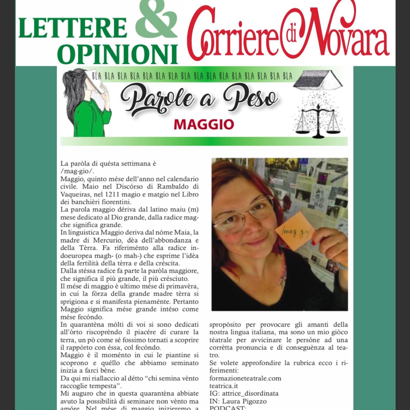 Parole a Peso - Pillole di etimologia italiana