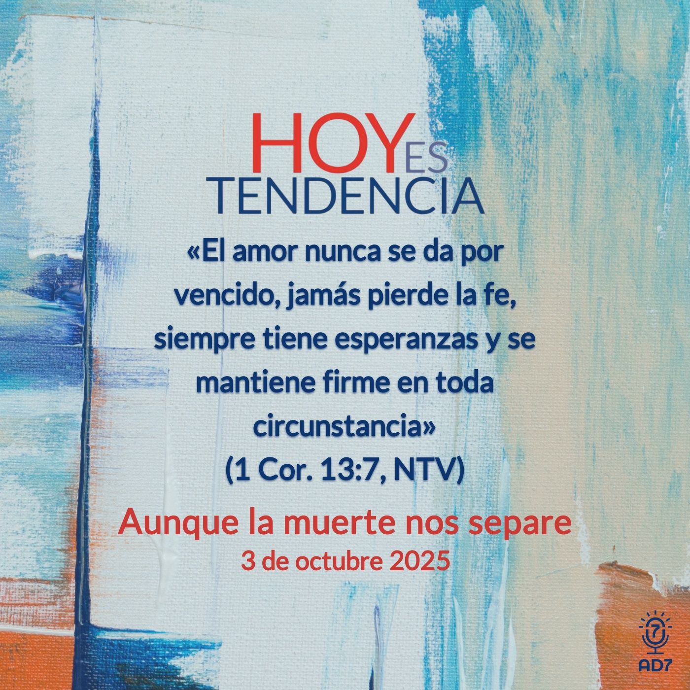 Aunque la muerte nos separe ~ Devocional de Jóvenes ~ 3 de octubre 2025
