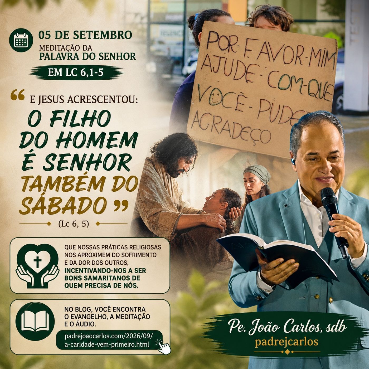 05 de Setembro - Meditação da Palavra do Senhor