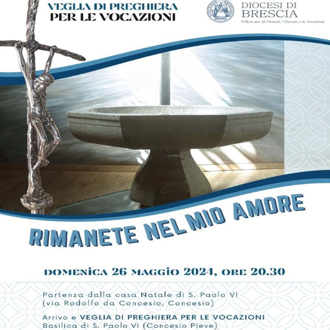A Concesio la Veglia di preghiera per le vocazioni: intervista a don Claudio Laffranchini  -  16 maggio 2024 episode artwork