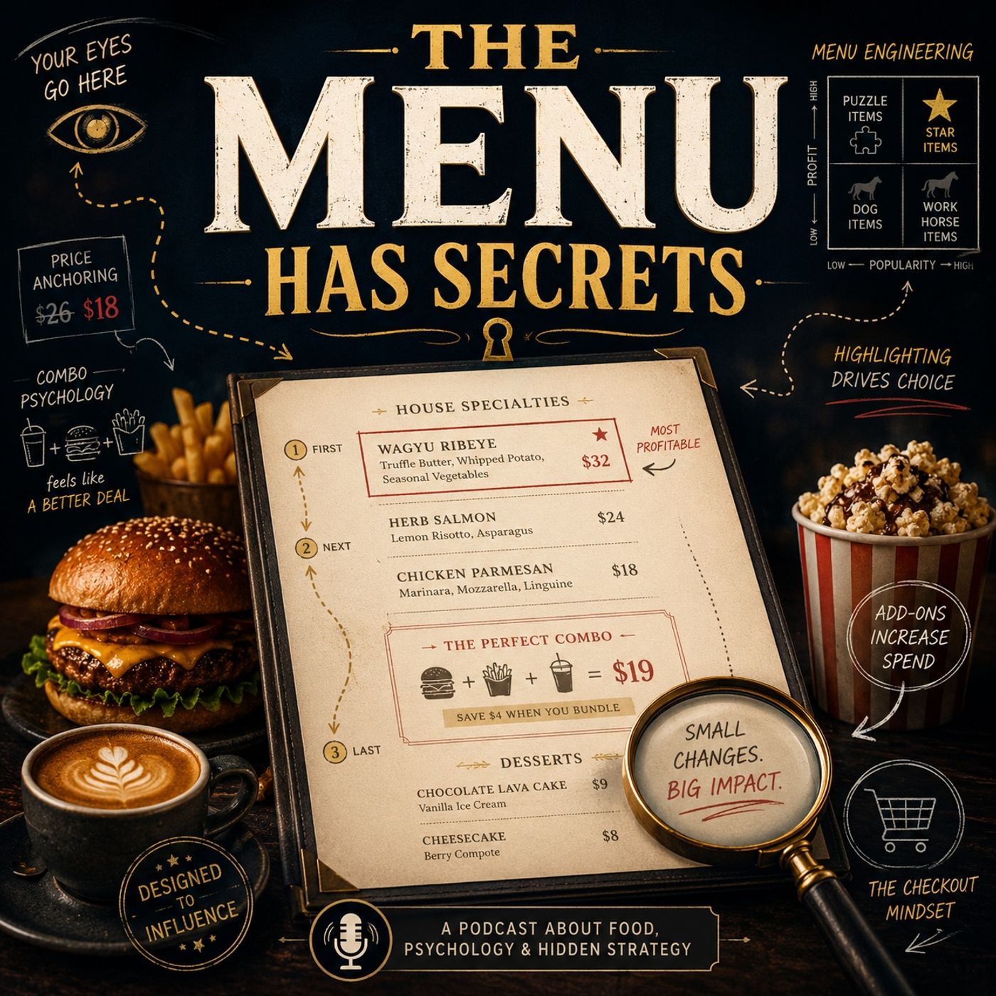 The Menu Has Secrets podcast cover art