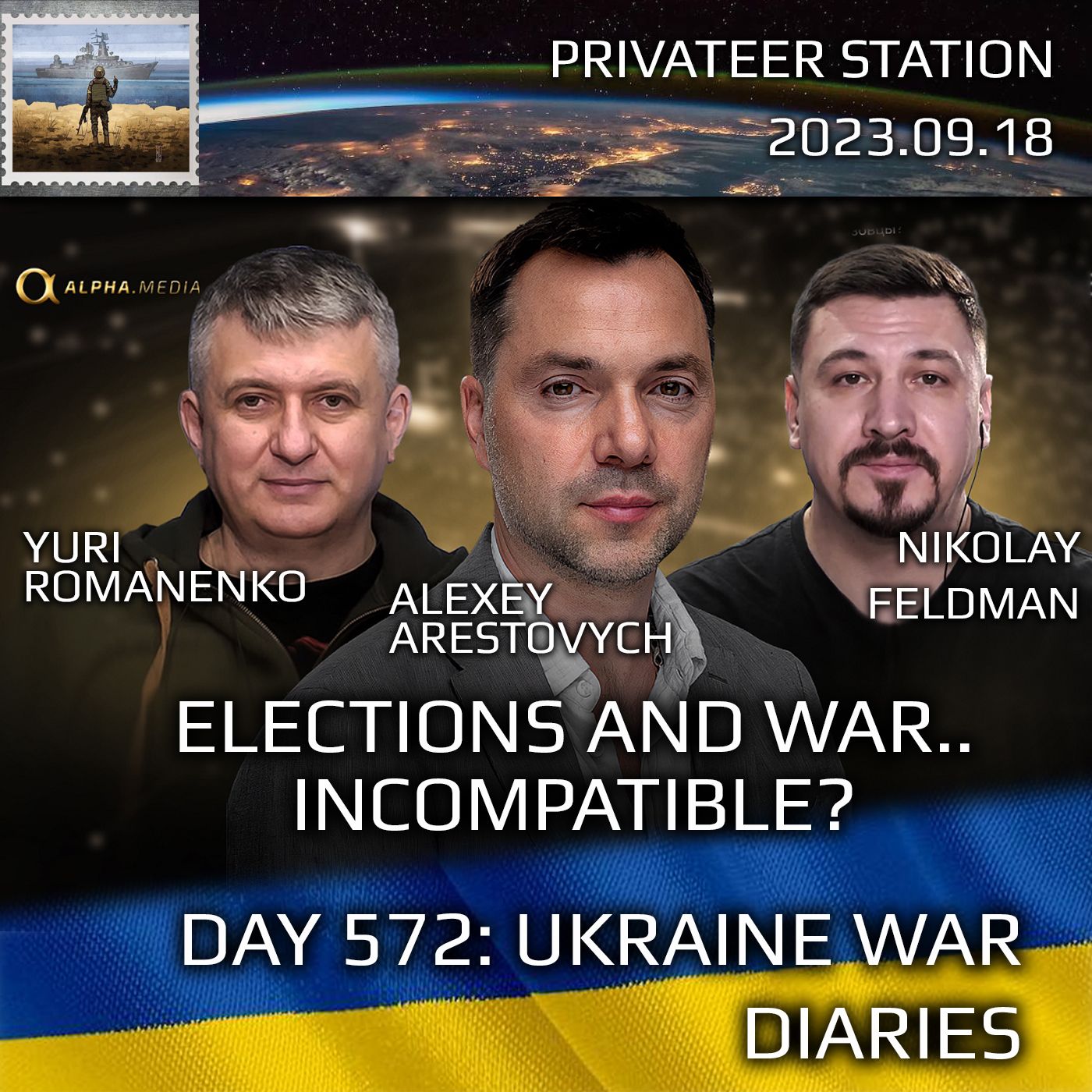 cover of episode War Day 572: Are Elections and War Compatible?