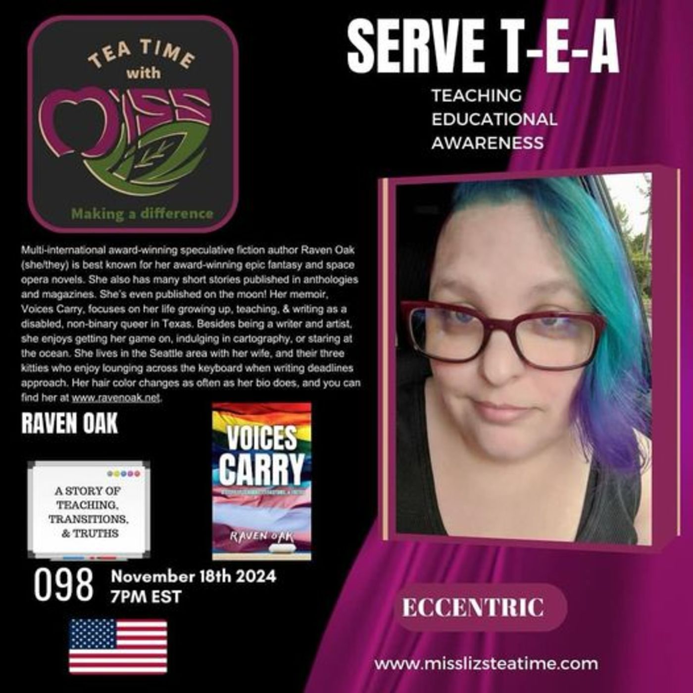 Teatime with Miss Liz