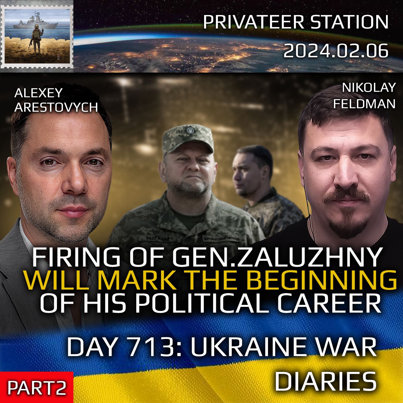 cover of episode War in Ukraine, Day 713 (part2): Firing of Gen.Zaluzhny Will Mark the First Day of His Political Career
