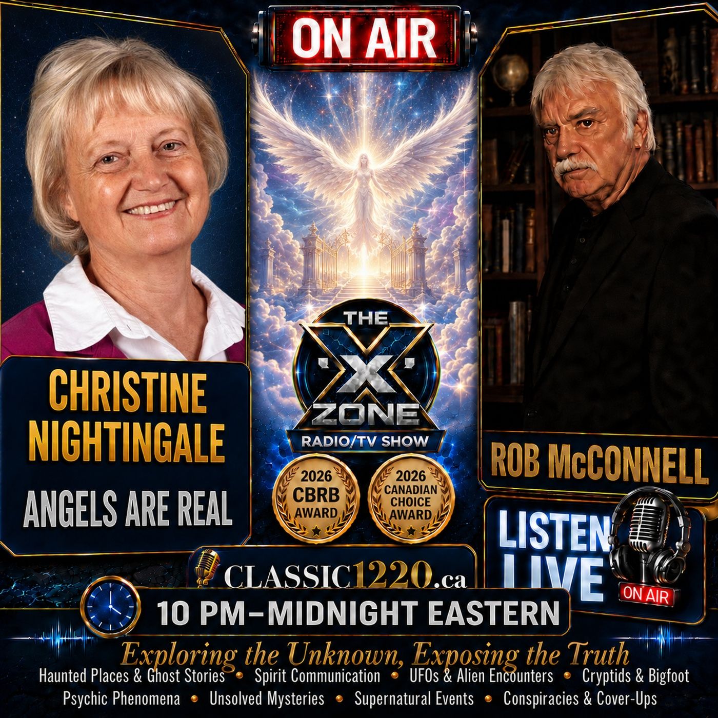 Rob McConnell Interviews - CHRISTINE NIGHTINGALE - Angels ARE Real episode artwork