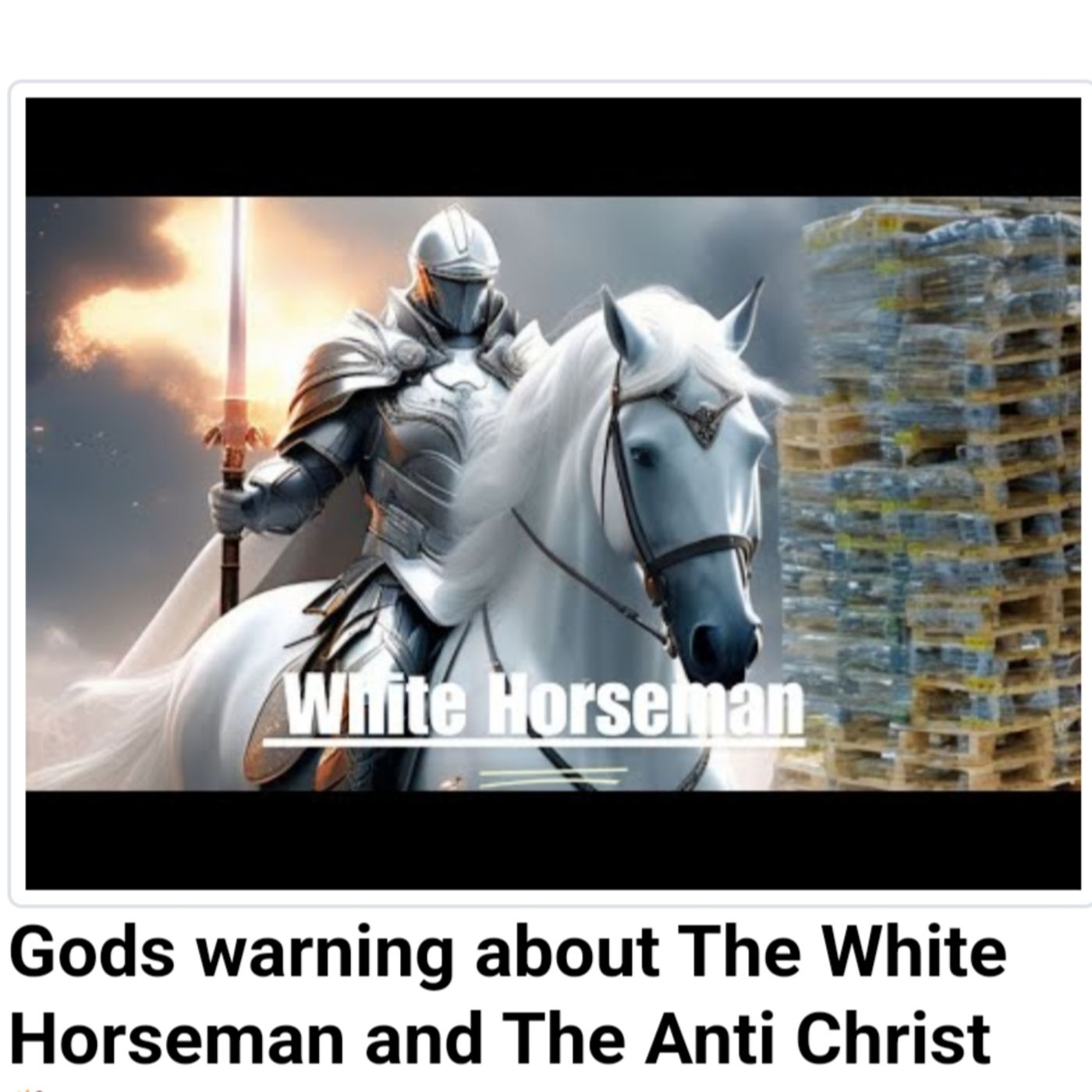 Gods warning about The White Horseman and The Anti Christ 🐎 episode artwork