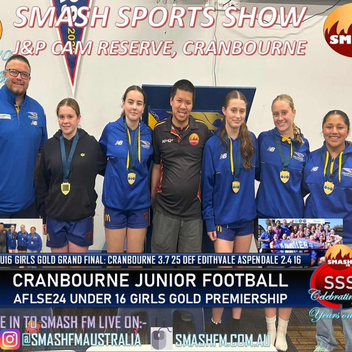 SSS10THYR: Cranbourne Junior FC AFLSE24 U16 Girls Gold Premiership Interviews 031024